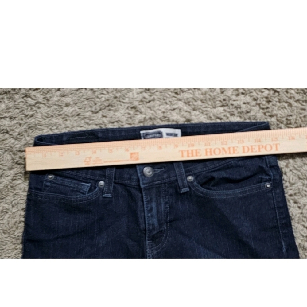Levis Signature Jeans Y2k Vtg Modern Straight Womens 6 M Blue Preppy Grunge - Picture 5 of 8